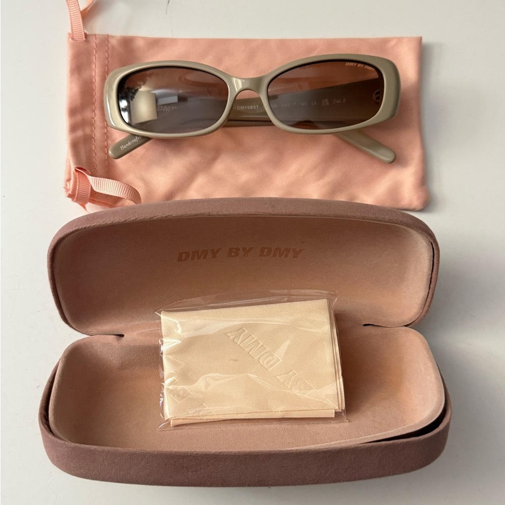 DMY by DMY Beige “BILLY STONE” Sunglasses
